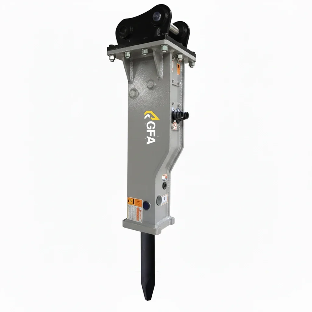 Martillo hidráulico Silent para mini excavadora